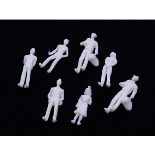 No-brand 1/100 Scale Dolls, Approximately 200 Figures, Model Figures, Architectural Models, Plain Decorations