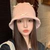 Stylish Autumn/Winter Wide Brim Knit Bucket Hat for Women - Cold-Proof & Face-Flattering