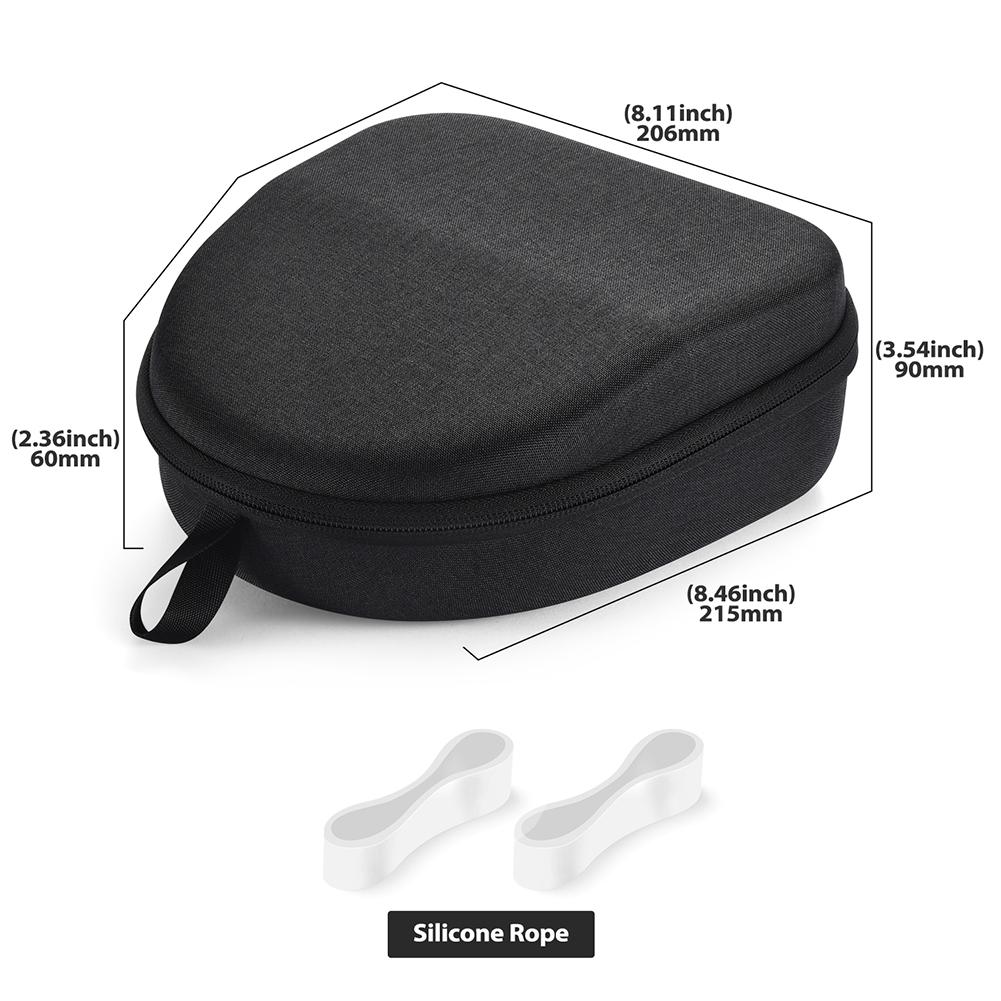 Чехол для наушников Противоударный дорожный чехол с магнитным отделением для кабеля Портативная сумка для хранения для Beats Studio Pro/Studio 3/Solo 3 2 Pro