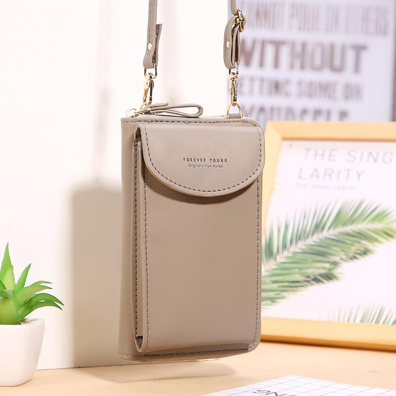 Новая модная женская маленькая сумочка для телефона, кожаная сумка через плечо, мини-сумочка, кошелек