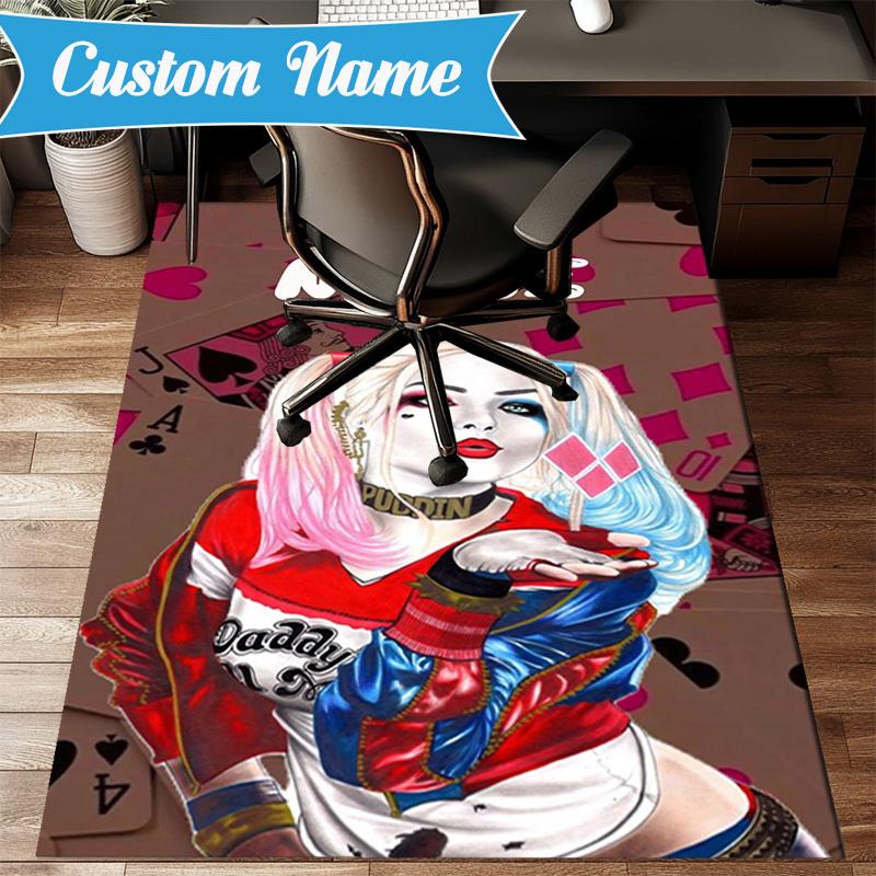 Custom Name Quinn's Money Dance Rug Game Carpet, Floor Mat for Bedroom Living Room Entryway Rug, Home Decor Idea Gift for Christmas birthday