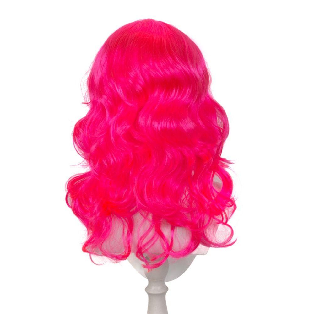 Cosplay Long Curly Wave Wig Synthetic Women Layered Wigs Orange Blue Gold Grey Curly Wigs Carnival