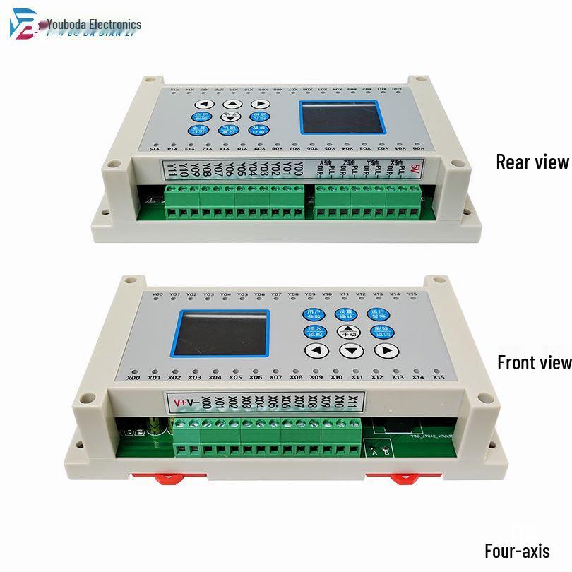 Programmable Dual/Quad-Axis Stepper Motor Servo Controller & PLC Unit