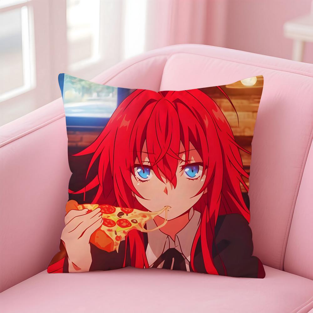 Anime Cartoon HHigh SSchool DxDBeautiful Cushion Cover Pillow Case Soft Skin Friendly Fabric Concealed Zipper