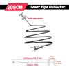 1/1.6/2/3M Spring Pipe Dredging Tools Sewer Pipe Unblocker Drain Snake Hose Drain Cleaner Sticks Clog Remover Cleaning Household