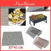 Grill 5pcs Bbq Mesh Nonstick Mat Reusable Sheet Heat Resistant Baking Cooking