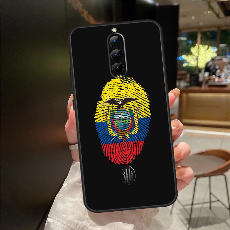Ecuador Flag Case For ZTE Nubia Red Magic 8S 8 9 Pro Plus Red Magic 6 7 Pro 6S 7S Pro 5G 5S 6R Funda