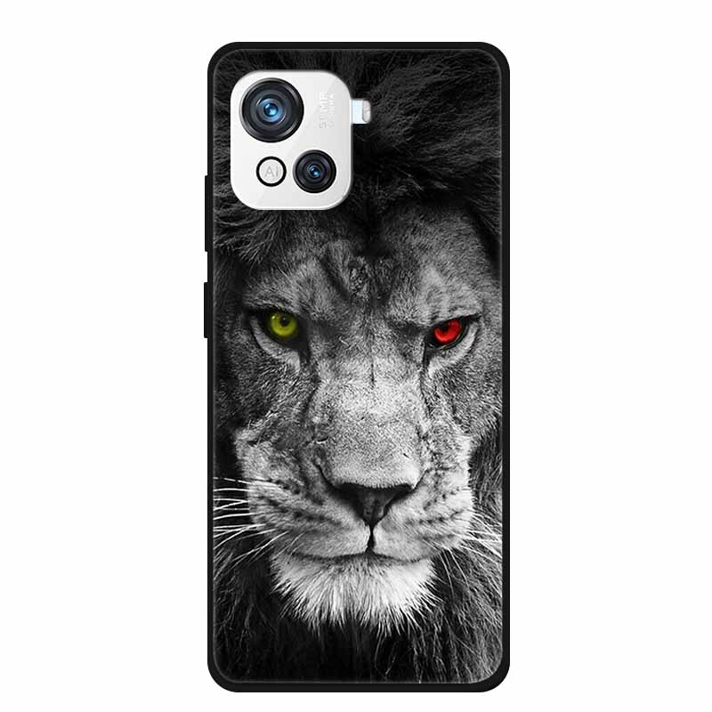 Для чехла Oscal C80 Защитная крышка 6.5" Крутой Лев Кошка Мягкий Силикон Задняя Панель Телефона Для Blackview Oscal C80 C 80 Бампер Чехол