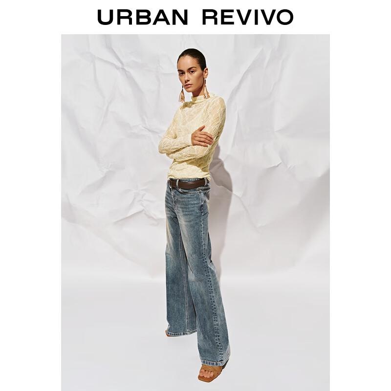 UR Women's Retro Washed Flare Jeans