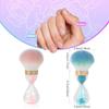Manicure Nail Dust Brush Hourglass-shaped Nail Art Brush New Clean Up Tools  for Acrylic Nails