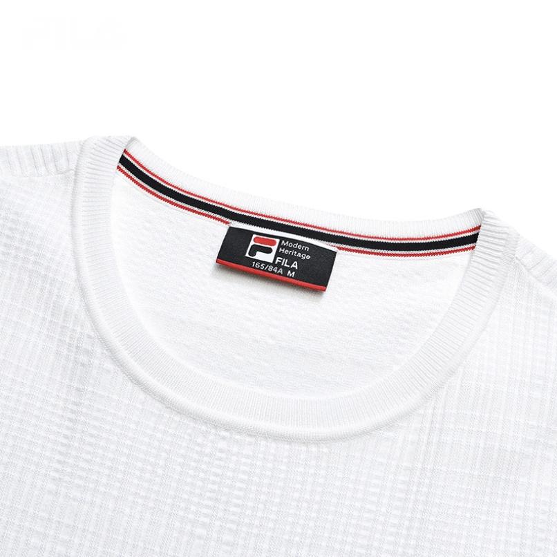 FILA Set in Sleeve T Shirt Women's Standard White F11W321402FWT