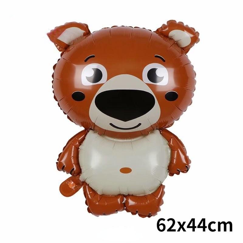 Cartoon Animal Foil Balloons Squirrel Ballon Fox Globos Air Balloon Birthday Party Decorations Kids Elephant Inflatable Toys