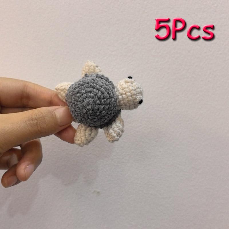 5 шт. Вязаные бусины Животное Кролик Жевательные бусины DIY Деревянные Бусины для прорезывания зубов Вязание Бусины Украшения Кроватка Сенсорная игрушка Грызунок для ребенка