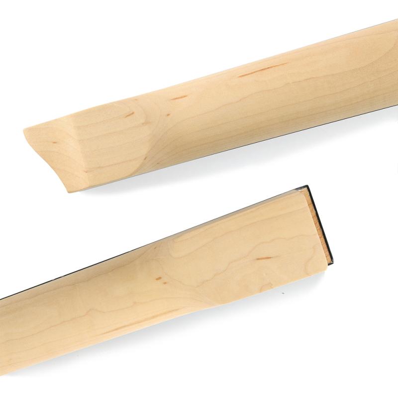 Electric Guitar Neck Replacement 25-fret Headless Handle Maple Fretboard Maple Neck For 6-string Travel Guitar