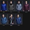 Men's Plus Size Solid Color Lightweight Down Cotton Jacket, Winter 2021 Fashion