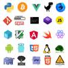 10/30/50 шт. Наклейки для программистов, интернет, мультяшные, гик, Java, HTML, язык программирования, наклейки для ноутбука, телефона, багажа, гитары
