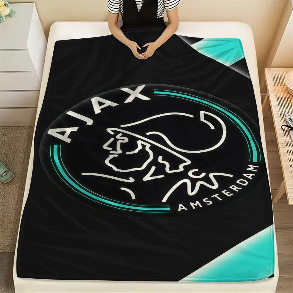 AFC Ajax poster FlAannel Blanket, High quality Comfortable for All Seasons, Home Decor, Warmth and Comfort