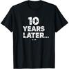 Подарки на 10 лет Винтажные 2016 Ограниченная серия Футболки на 10-й день рождения Юмор Уличная одежда Футболка с коротким рукавом Унисекс Свободная одежда