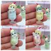  New Mofusand Cat Pudding Cold Drink Pendant Mini Figures Blind Box Anime Figures Ornaments Dolls Birthda Xmas Gifts Toy