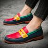 Fashion Men Fashion Lefu Shoes Colorful Breathable Versatile Outdoor Leisure Fashion Dress Shoes with Rubber Sole Size 38-48 Men Shoes