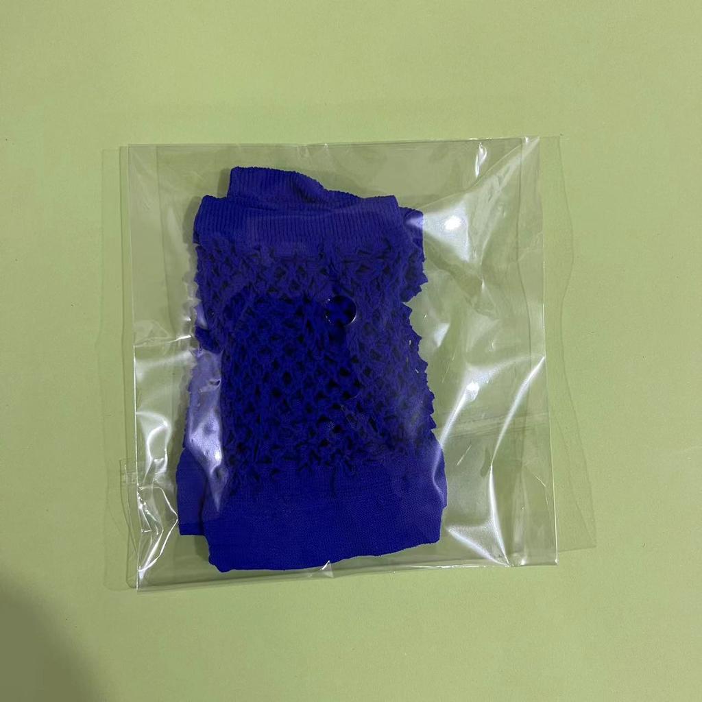 Короткие сетчатые перчатки для ночного клуба, многоцветные сексуальные эластичные перчатки, сетчатые перчатки в стиле панк, полые перчатки без пальцев