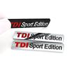 3D Металл TDI Sport Edition Логотип Turbo Автомобильная наклейка Эмблема Значок Наклейка для MK4 MK5 MK6