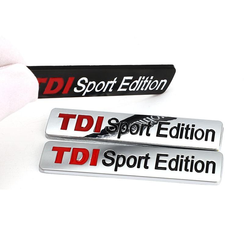 3D Металл TDI Sport Edition Логотип Turbo Автомобильная наклейка Эмблема Значок Наклейка для MK4 MK5 MK6