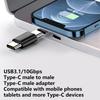 USB C удлинительный адаптер USB-разъемы Female to Male Адаптер-удлинитель USB Type C для подключения клавиатуры, мыши, принтера