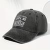 Men's and Women's Same Style Letter Print Washed Retro Baseball Cap Fashionable Men's and Women's Sunshade Outdoor Hat