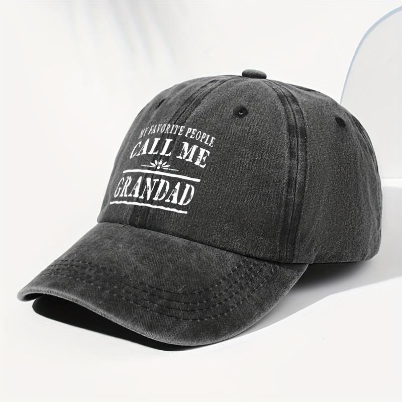 Men's and Women's Same Style Letter Print Washed Retro Baseball Cap Fashionable Men's and Women's Sunshade Outdoor Hat