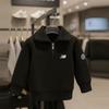 New Balance Kids SofT Alpine Junior Long Sleeve T shirT Black Nk9bd4551u