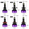DAWNKNIGHT P7 PLUS 140 Вт Светодиодные лампы головного света H7 6000K 4300K LED H4 H11 HB3 9005 HB4 9006 Светодиодные двойные медные трубки 12 В 2 шт.