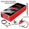 Автомобильный пусковой аппарат и компрессор 150PSI Power Bank Booster Насос для накачки шин Стартерное устройство Авто 150PSI Воздушный компрессор