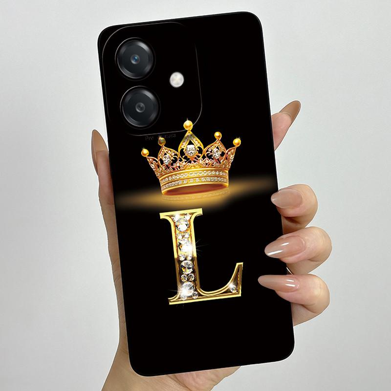 Чехол для Oppo A60 5G Силиконовый Чехол с Буквой Короны Ударопрочный Чехол Для OPPO A3 5G CPH2683 Чехол Для OPPO A3X A 3X A40 A40m 4G Чехол для Телефона