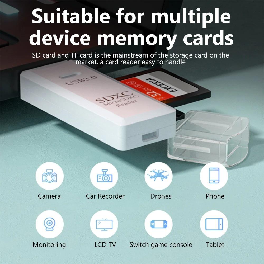 2-в-1 Многофункциональный USB 3.0/2.0 Картридер Micro SD TF Картридер для карт памяти USB Флеш-накопитель Картридер Адаптер для ПК Ноутбуков