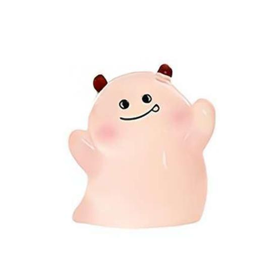 1/6/24/36Pcs Halloween Ghost Figurine Glow-in-the-dark Mini Cartoon Ghost Statue Luminous Miniature Ghost Ornament Desktop Decoration