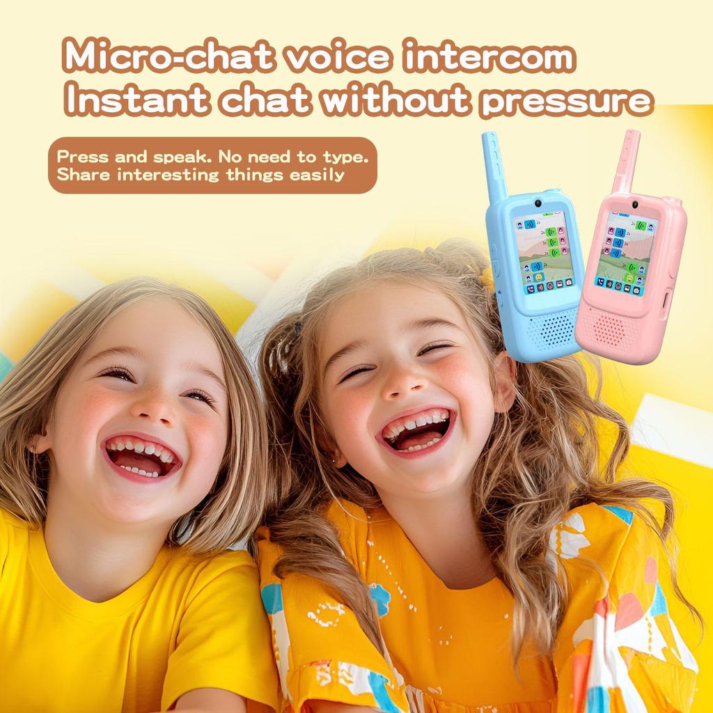 New Children's Cartoon Walkie-Talkie with HD Call - Perfect Birthday Gift