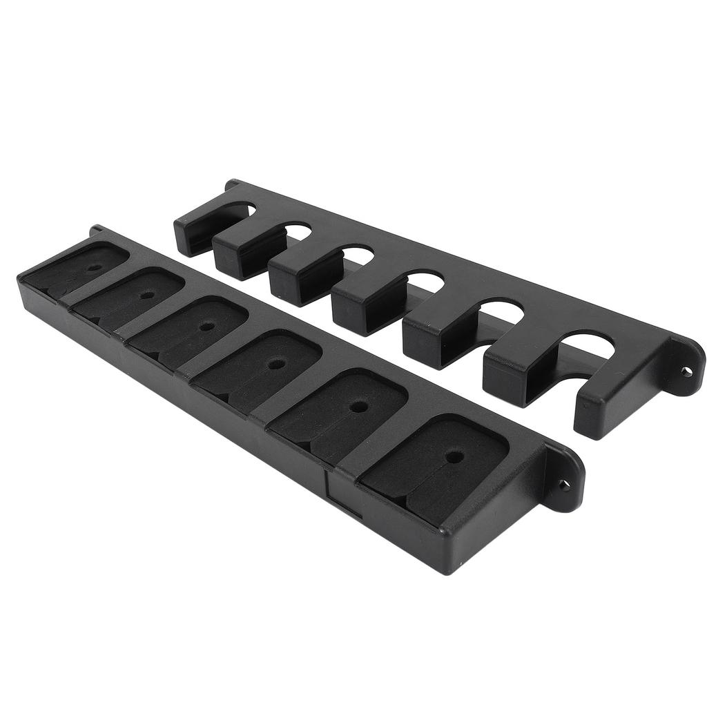 2шт держатель для удочки настенный 6 отверстий вертикальный горизонтальный стойка для удочки для гаража сарая