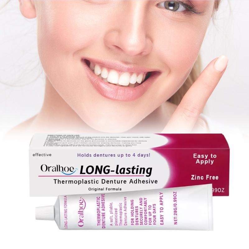 Оралхое Адгезив для зубных протезов для повышенного комфорта и надежной фиксации искусственных зубов
