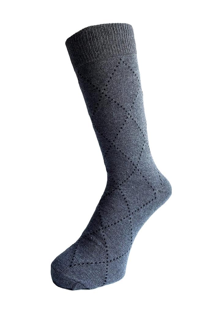 Eden Japan Деловые и повседневные антибактериальные и размеры Набор ваших мужских носков D12, Устойчивые к запаху, 25-27 см, 5 пар (Выбор узора)