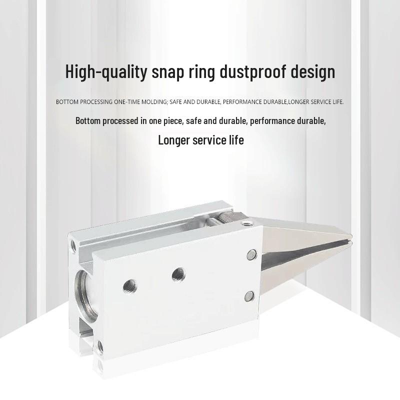 CJ2-10D Pneumatic Finger Cylinder Air Gripper for Medical Equipment and Robotics, 0-Degree Fulcrum Opening/Closing.