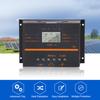 60A PWM Solar Charge Controller 12V 24V Self Adapting LCD Solar Panel Battery Charge Discharge Regulator with 5V USB