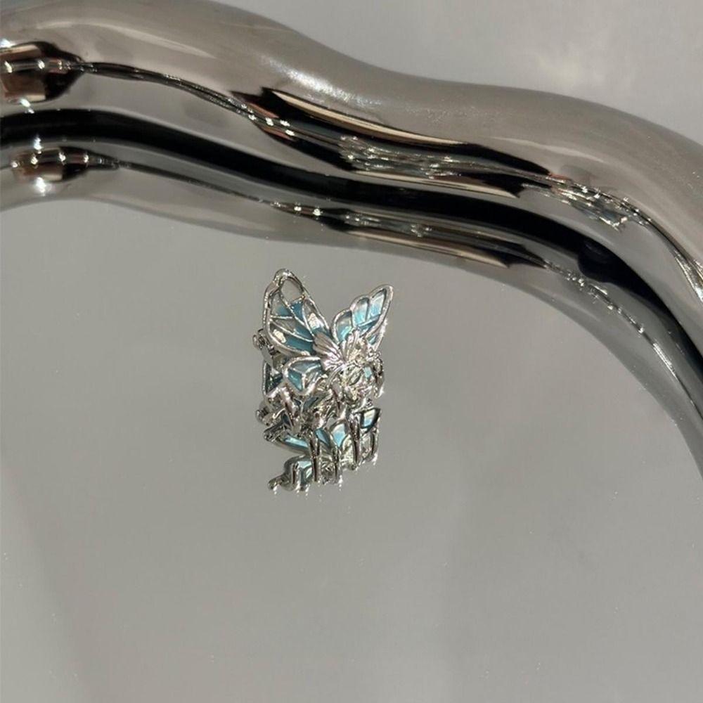 Hollow Animal Hair Clip Y2k Butterfly Hairpin Cute Mini Butterfly Hair Claw Daily
