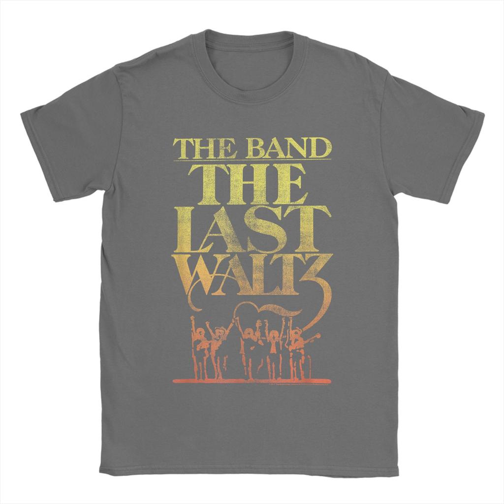 ФУТБОЛКА МУЖСКАЯ THE BAND THE LAST WALTZ Смешная 100% Хлопок Летняя С Круглым Вырезом Модные Футболки Оптовая Продажа Свободные Топы