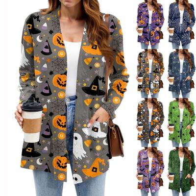 Женские легкие кардиганы с открытой передней частью, с длинными рукавами, повседневные, свободные, тонкие кардиганы с карманами