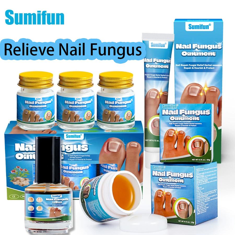 Sumifun 1 Pc Onychomycosis Nail Repair Cream Solution Remove Toenail Fungus Paronychia Nourish Moisturize Nails for Thick,Discolored,Cloud