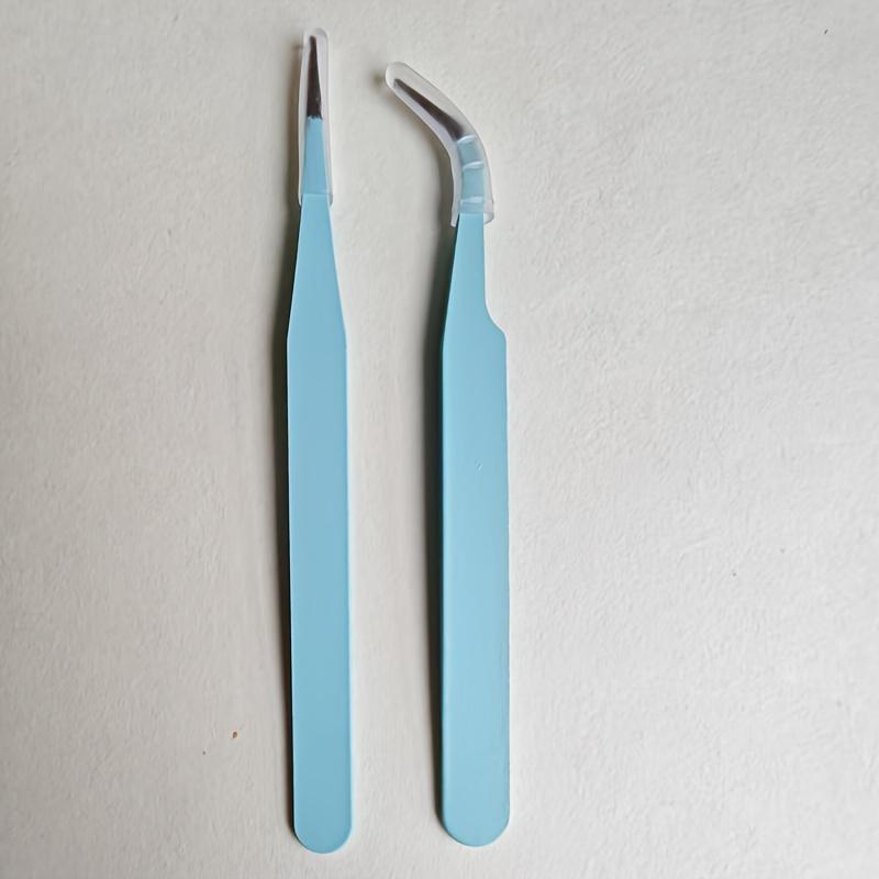 2 шт., пинцеты из нержавеющей стали, цветные пинцеты, пинцеты Guka