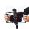 Portable LED Fill Light Live Broadcast Bracket Set Outdoor Shooting Mobile Phone Double Handheld Rabbit Cage Stabilizer