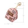 Kids' Cute Bear Mini Coin Purse: Korean Style Cartoon Schoolbag Pendant, Portable Wallet, Earphone & Key Holder