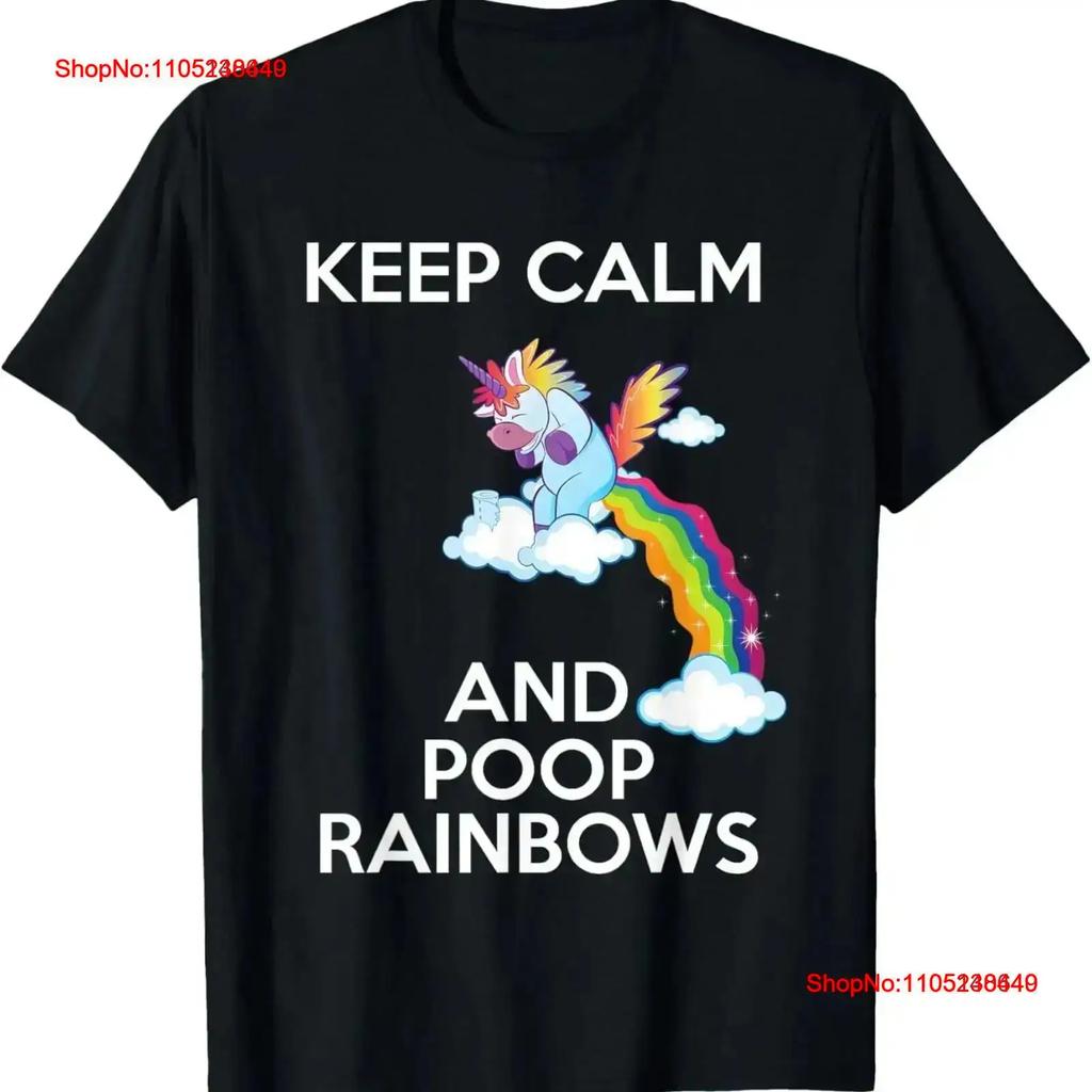 Unicorns Lover Funny Rainbow Pooping Unicorn T Shirt Vintage Casual Versatile Slightly Designer Clothes Vintage